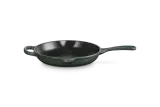 Сковорода чугунная эмалированная Le Creuset 23 см для жарки и подачи, Forêt, зелёная, индукция, гриль — фото 1