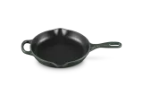 Сковорода чугунная эмалированная Le Creuset 23 см для жарки и подачи, Forêt, зелёная, индукция, гриль — фото 2