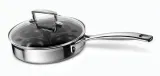 Сковорода Saute для яиц Le Creuset 3-ply, нержавеющая сталь, 1,5 л, с вкладкой и крышкой, индукция, духовка — фото 2