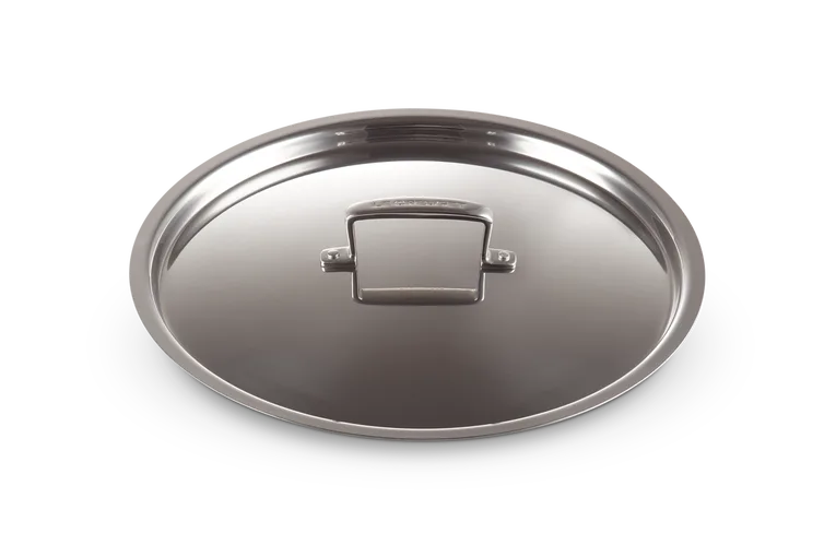 Крышка Le Creuset из нержавеющей стали 28 см для сковороды 3-ply, серебристая