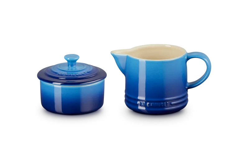 Набор для молока и сахара Le Creuset Signature, каменная керамика, синий azure