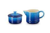 Набор для молока и сахара Le Creuset Signature, каменная керамика, синий azure — фото 1
