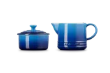 Набор для молока и сахара Le Creuset Signature, каменная керамика, синий azure — фото 3
