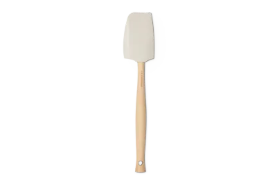 Лопатка кухонная Le Creuset Craft средняя, силикон и дерево, 28,5 см, кремовая meringue