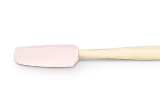 Лопатка кухонная Le Creuset Craft средняя, силикон и дерево, 28,5 см, розовая shell pink — фото 2