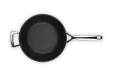 Вок Le Creuset 26 см с длинной ручкой, кованый анодированный алюминий, антипригарный, для индукционных плит — фото 2