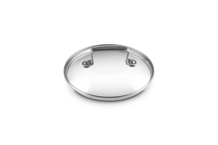 Крышка стеклянная жаропрочная Le Creuset 16 см, закалённое стекло, нержавеющая сталь, для духовки до 220 градусов