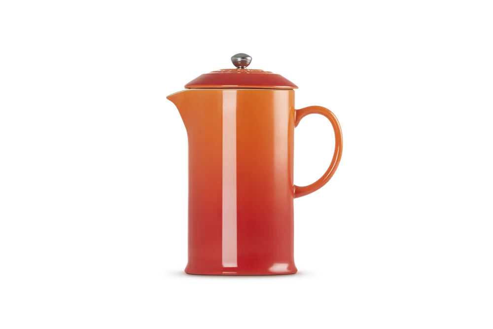 Френч-пресс Le Creuset 1 л, каменная керамика, эмаль, огненно-оранжевый