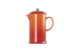 Френч-пресс Le Creuset 1 л, каменная керамика, эмаль, огненно-оранжевый — фото 1
