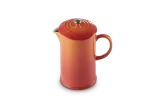 Френч-пресс Le Creuset 1 л, каменная керамика, эмаль, огненно-оранжевый — фото 3
