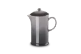 Френч-пресс Le Creuset Flint 1 л, каменная керамика, эмаль, серый — фото 1
