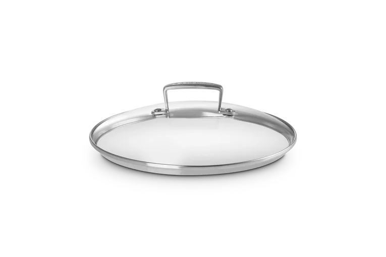 Крышка стеклянная жаропрочная Le Creuset 26 см, стекло, нержавеющая сталь, для посуды с антипригарным покрытием