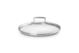 Крышка стеклянная жаропрочная Le Creuset 26 см, стекло, нержавеющая сталь, для посуды с антипригарным покрытием — фото 1