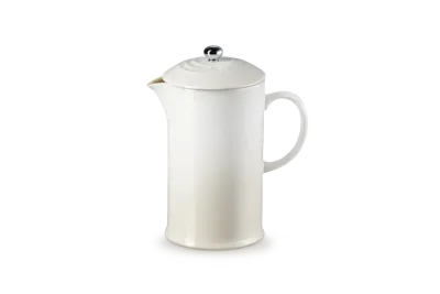 Френч-пресс Le Creuset Meringue 1 л, каменная керамика с эмалью, кремовый