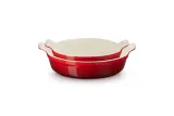 Круглые формы для запекания Le Creuset Tradition, набор 2 шт, 20 см и 24 см, каменная керамика, вишнёвые — фото 2