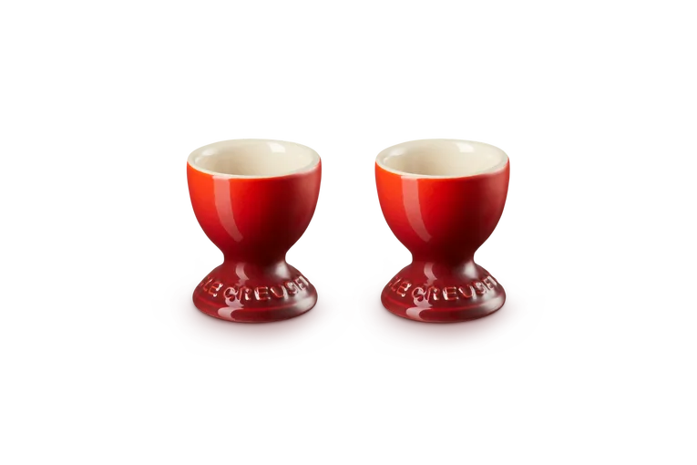Подставки для яиц Le Creuset, набор 2 шт, диаметр 5,3 см, 0,04 л, вишнёвые