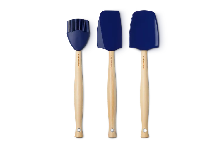 Набор кухонных принадлежностей Le Creuset Craft azure, 3 предмета, силикон и дерево
