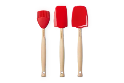 Набор кухонных принадлежностей Le Creuset Craft, 3 предмета, силикон и дерево, вишнёвый