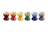 Подставки для яиц Le Creuset Rainbow из каменной керамики, набор 6 шт, разноцветные — фото 3