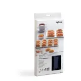 Форма силиконовая Lekue для мини-печенья Financier на 20 шт., чёрная, 30 x 17,5 x 1,1 см, платиновый силикон — фото 3