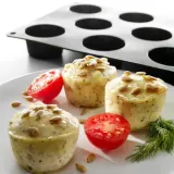 Форма силиконовая Lekue для мини-маффинов на 11 шт., красная, платиновый силикон, 30 x 17,5 x 3 см — фото 4