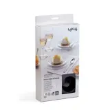 Форма силиконовая Lekue полукруг, красная, платиновый силикон, 30 x 17,5 x 3,5 см, для тортов, муссов, желе — фото 3