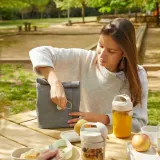 Термосумка для ланча Lekue TO GO ORGANIC, ткань rPET из переработанного сырья, 20 x 14,4 x 30 см — фото 2