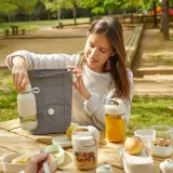 Термосумка для ланча Lekue TO GO ORGANIC, ткань rPET из переработанного сырья, 20 x 14,4 x 30 см — фото 3