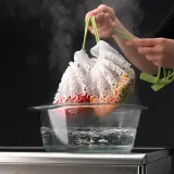 Мешочек для варки и бланширования Lekue силиконовый, платиновый силикон, зелёный — фото 7