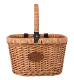 Корзина для пикника изотермическая Les Jardins de la Comtesse Bicycle Chantilly Red Gingham, на руль велосипеда, 37 × 27 × 43 см, красная клетка — фото 2