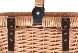 Корзина для пикника изотермическая Les Jardins de la Comtesse Bicycle Chantilly Red Gingham, на руль велосипеда, 37 × 27 × 43 см, красная клетка — фото 3