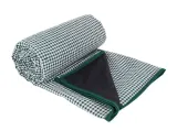 Скатерть для пикника Les Jardins de la Comtesse Dark Green Gingham 280 × 140 см, хлопок, водонепроницаемая изнанка, тёмно-зелёная клетка — фото 2