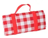 Скатерть для пикника Les Jardins de la Comtesse Red & White Checkered 280 × 140 см, хлопок на водонепроницаемой основе, красно-белая клетка — фото 1
