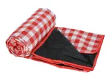Скатерть для пикника Les Jardins de la Comtesse Red & White Checkered 280 × 140 см, хлопок на водонепроницаемой основе, красно-белая клетка — фото 2