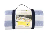 Скатерть для пикника Les Jardins de la Comtesse Sky Blue & White 280 × 140 см, хлопок и водонепроницаемый полиэстер, голубая полоска — фото 2