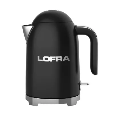 Электрочайник Lofra Goccia ретро 1,7 л, 1850–2200 Вт Nero Matt