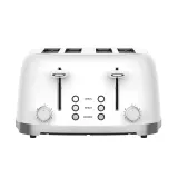 Тостер четырёхместный Lofra Tostato duo ретро 1370–1630 Вт Bianco Perla — фото 1