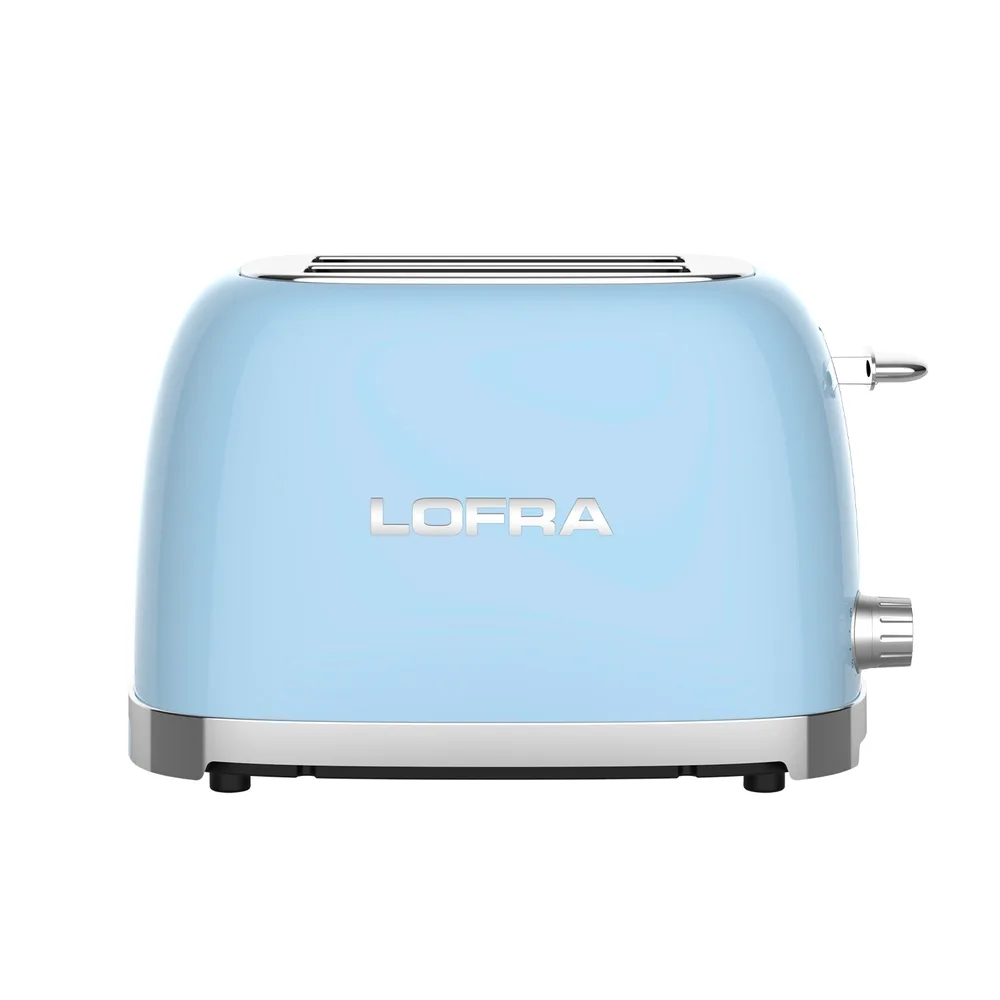 Тостер двухместный Lofra Tostato ретро 685–815 Вт Azzurro
