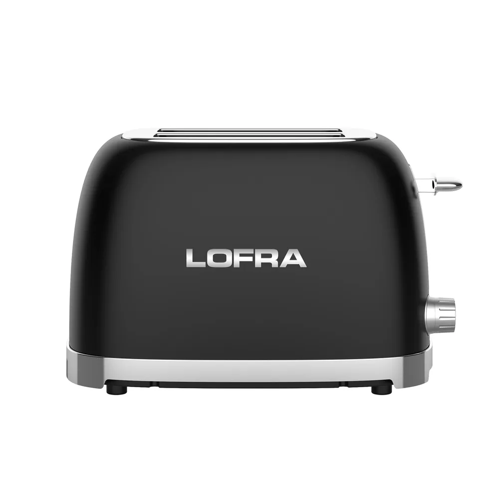 Тостер двухместный Lofra Tostato ретро 685–815 Вт Nero Matt
