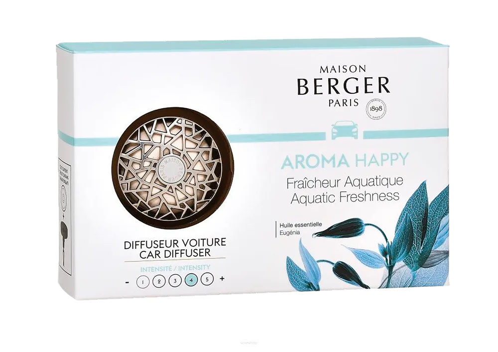 Автомобильный диффузор Maison Berger Paris Aroma Happy со сменным блоком