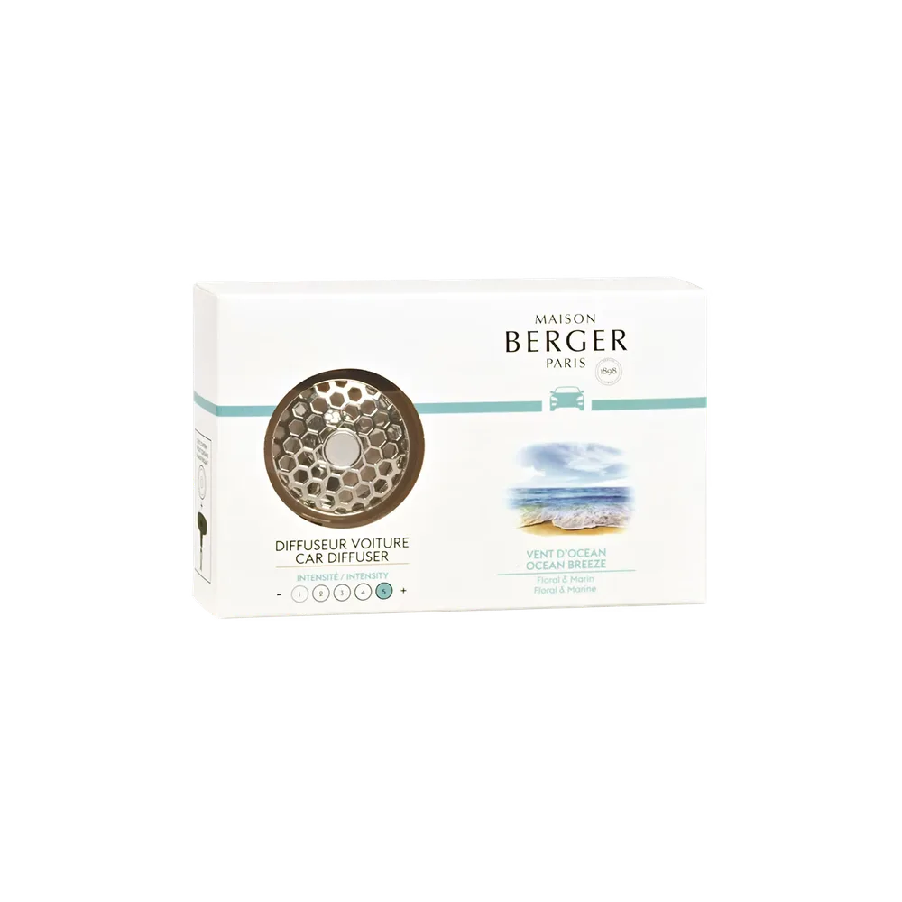 Автомобильный диффузор Maison Berger Paris Honey Comb с блоком Океанский бриз Ocean Breeze