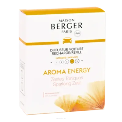 Сменный блок для автомобильного диффузора Maison Berger Paris Aroma Energy, 2 шт.