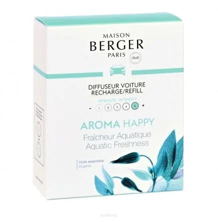 Сменный блок для автомобильного диффузора Maison Berger Paris Aroma Happy