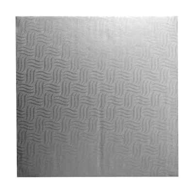 Подставка под торт Mason Cash Cake Accessories 35 x 35 см, квадратная, картон с фольгой, серебристая