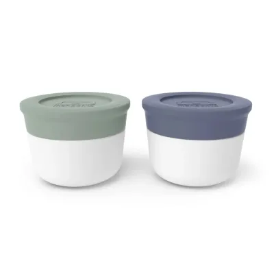 Набор контейнеров для соуса Monbento Temple S Green Blue, 2 шт., 10 мл, сине-зелёные