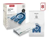 Мешки для пылесоса Miele HyClean Pure GN XL, 8 шт., и фильтр HEPA AirClean SF-HA 50 — фото 2