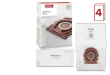 Мешки для пылесоса Miele HyClean Pure CO, 4 шт., с выпускным фильтром, для Guard M1 — фото 2