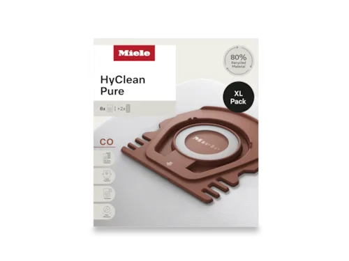 Мешки для пылесоса Miele HyClean Pure CO XL, 8 шт., с 2 выпускными фильтрами, для Guard M1