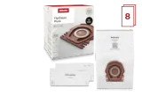 Мешки для пылесоса Miele HyClean Pure CO XL, 8 шт., с 2 выпускными фильтрами, для Guard M1 — фото 2