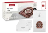 Мешки для пылесоса Miele HyClean Pure CO, 16 шт., с 4 выпускными фильтрами, для Guard M1 — фото 2